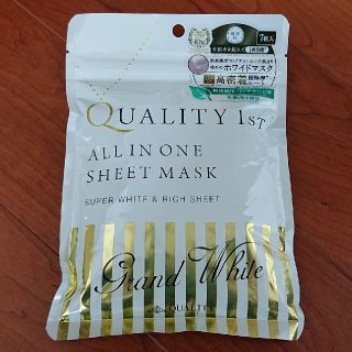 クオリティファースト(QUALITY FIRST)の【新品未開封品】QUALITY 1ST オールインワンシートパック(パック/フェイスマスク)