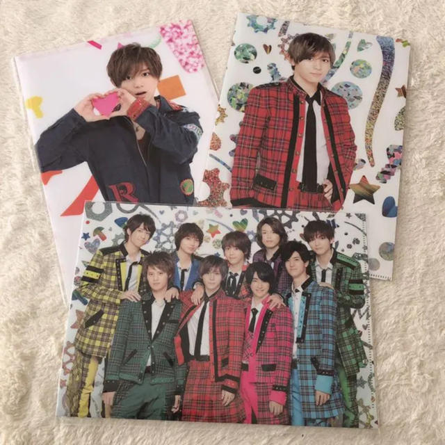 Hey! Say! JUMP(ヘイセイジャンプ)の山田涼介 クリアファイル３枚セット エンタメ/ホビーのタレントグッズ(アイドルグッズ)の商品写真