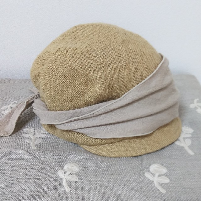 nest Robe(ネストローブ)のご専用∞新品 mature ha.マチュアーハ  jute scarf cap  レディースの帽子(麦わら帽子/ストローハット)の商品写真