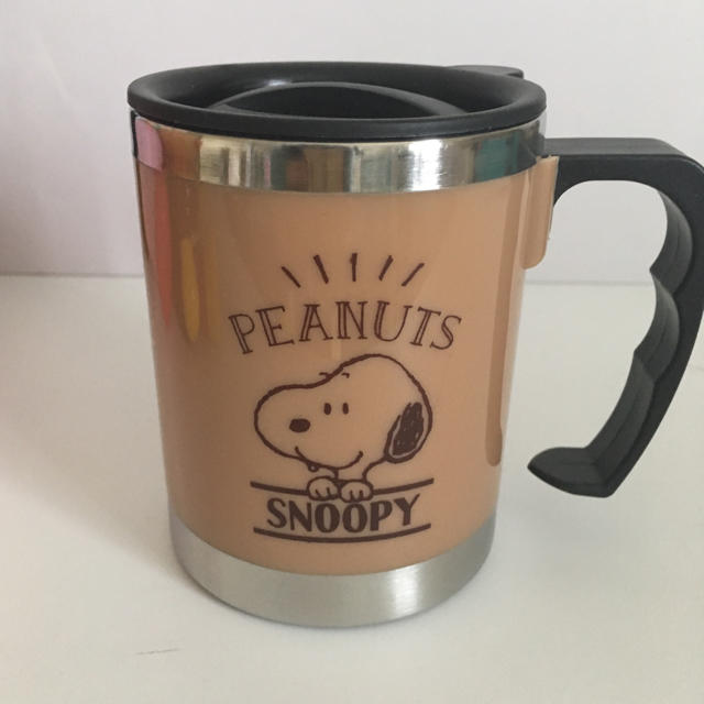 PEANUTS(ピーナッツ)のスヌーピー ふたつき保温マグ インテリア/住まい/日用品のキッチン/食器(グラス/カップ)の商品写真