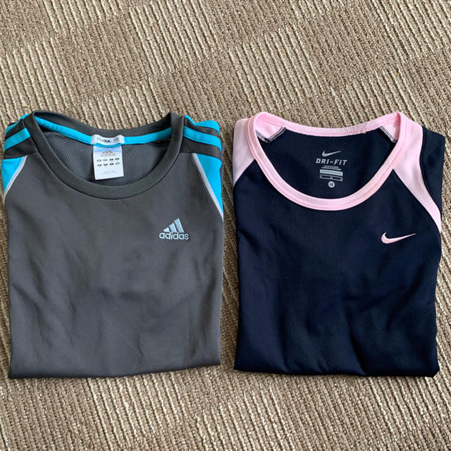 adidas(アディダス)のナイキ、アディダスのジュニアTシャツ スポーツ/アウトドアのテニス(ウェア)の商品写真