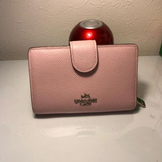 コーチ(COACH)のCOACH コーチ 二つ折り財布 ピンク(財布)