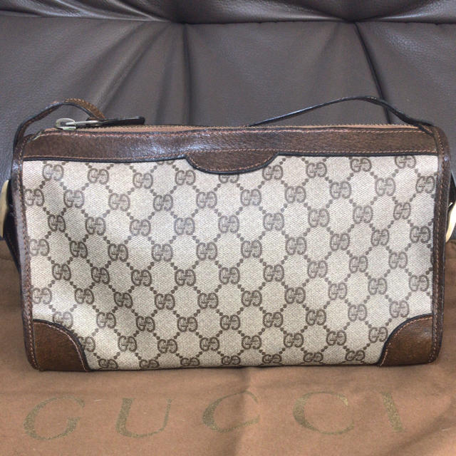 Gucci - GUCCI オールドグッチ★PVCショルダーバッグ★usedの通販 by のはる's shop｜グッチならラクマ