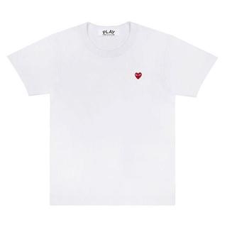 コムデギャルソン(COMME des GARCONS)のPLAYコムデギャルソン メンズ スモール赤ハートT  WHITE/XXL(Tシャツ/カットソー(半袖/袖なし))