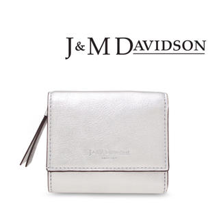 ジェイアンドエムデヴィッドソン(J&M DAVIDSON)の美品⭐️定価41040円／J&M Davidson トゥー フォルド ウォレット(財布)