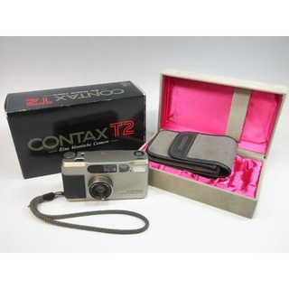キョウセラ(京セラ)のCONTAX コンタックス T2D T2データバック 箱付 美品(フィルムカメラ)