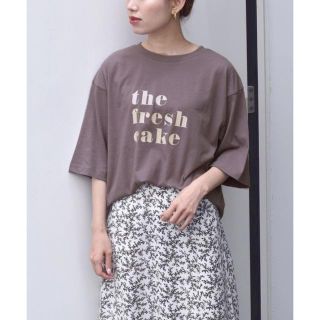 ダブルクローゼット(w closet)のLuIun様専用♡タグ付き新品♡ダブルクローゼット レトロロゴプリントTシャツ(Tシャツ(半袖/袖なし))