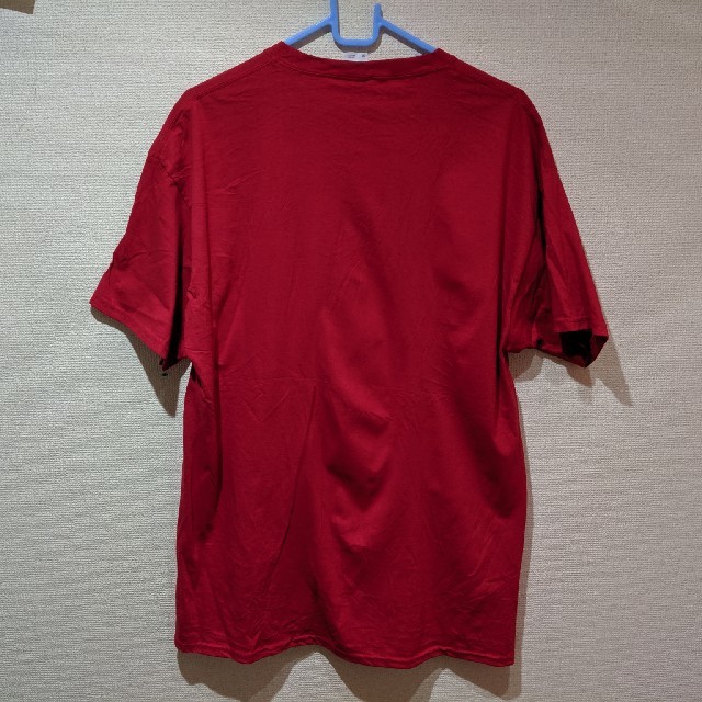 FRUIT OF THE LOOM 　赤　グラフィックTシャツ メンズのトップス(Tシャツ/カットソー(半袖/袖なし))の商品写真