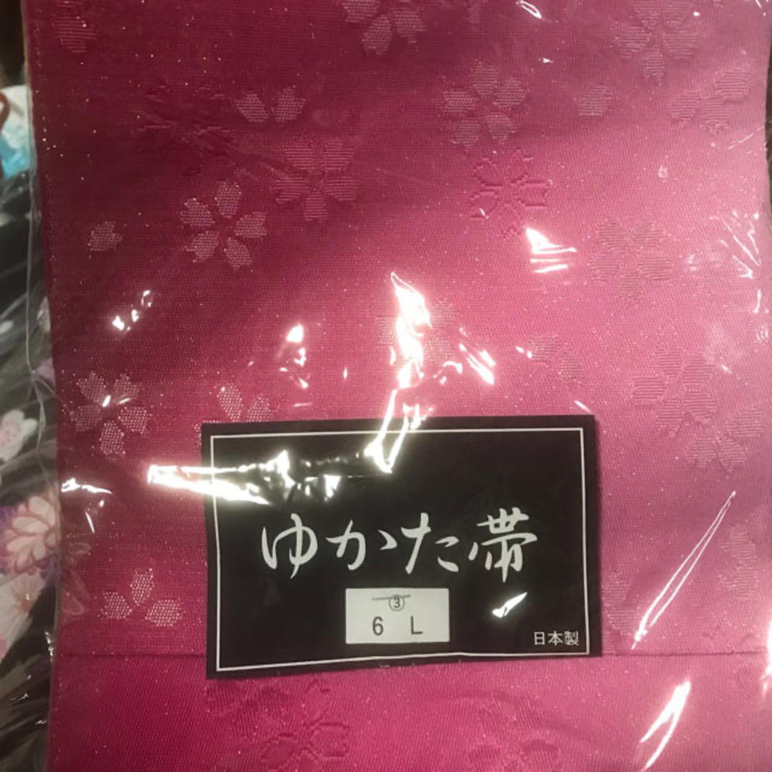 大きいサイズ 浴衣と帯のセット レディースの水着/浴衣(浴衣)の商品写真