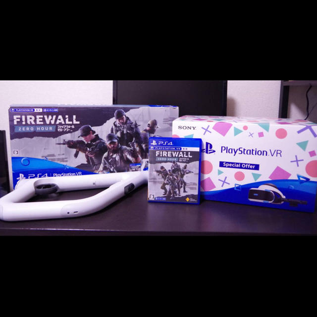 後期型美品PlayStation VR+ FIREWALL コントローラー同梱版