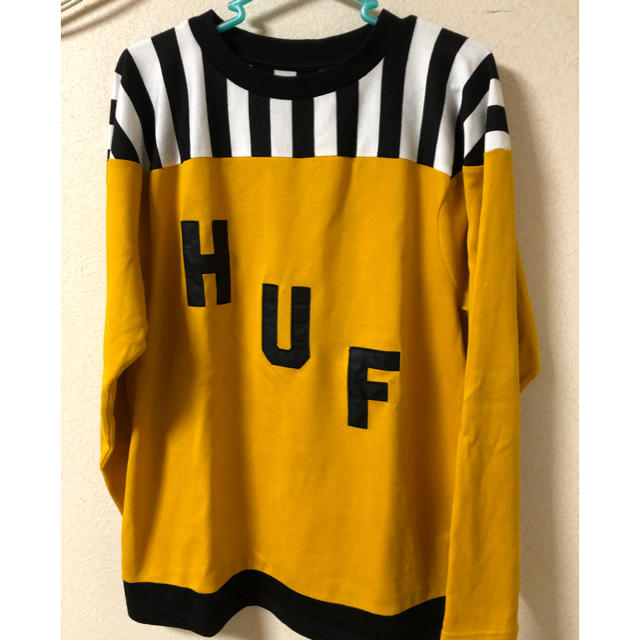 HUF(ハフ)のHUF ハフ ロンt メンズ イエロー メンズのトップス(Tシャツ/カットソー(七分/長袖))の商品写真