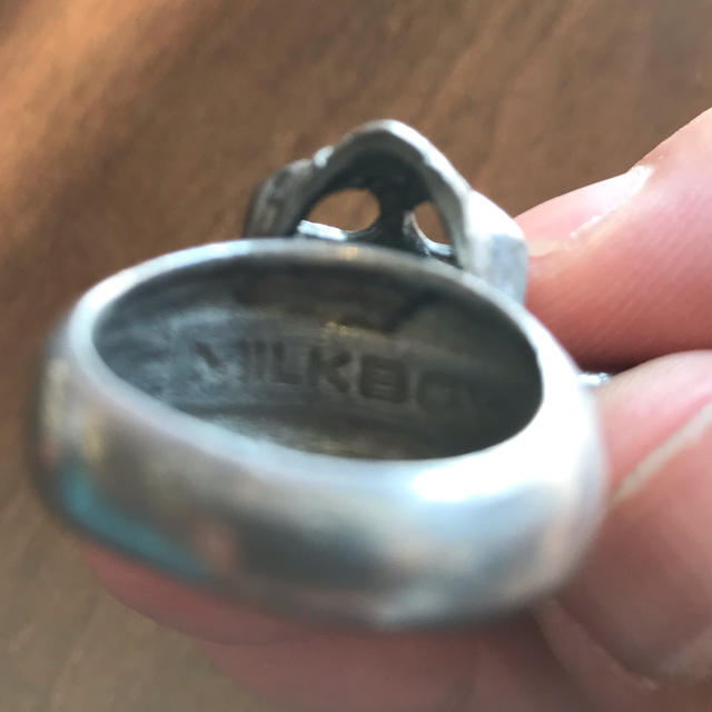 MILKBOY(ミルクボーイ)のミルクボーイ ドクロネズミリング メンズのアクセサリー(リング(指輪))の商品写真