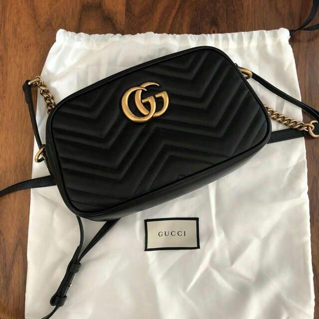 Gucci - GUCCI GGマーモント ショルダーバッグの通販 by スズキ's shop｜グッチならラクマ