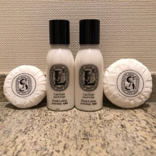 ディプティック(diptyque)の【新品未使用】diptyque(ディプティック)★ボディローション★ソープ★(サンプル/トライアルキット)