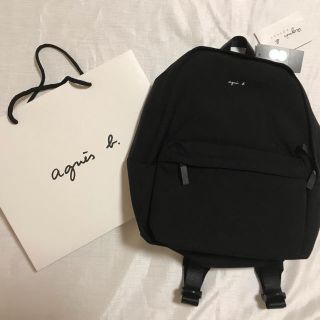 【美品✨】agnes b  アニエスベー　リュック　バックパック　ナイロン　黒