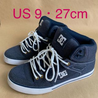 ディーシーシューズ(DC SHOES)の【美品】DCスニーカー 27cm US9 デニム インディゴ 春夏(スニーカー)