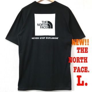 ザノースフェイス(THE NORTH FACE)のn65282さん専用 L相当 新品 ノースフェイス BOXロゴ Tシャツ 黒 白(Tシャツ/カットソー(半袖/袖なし))