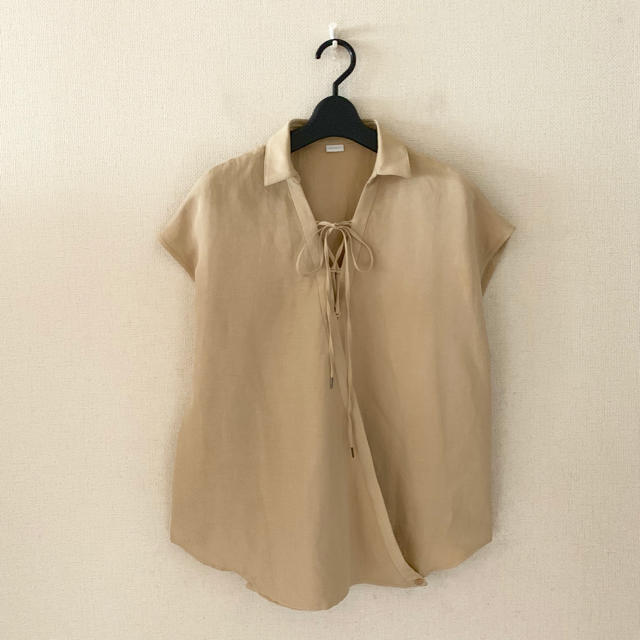 aquagirl(アクアガール)のアクアガール♡シルク混紡デザインシャツ レディースのトップス(シャツ/ブラウス(半袖/袖なし))の商品写真