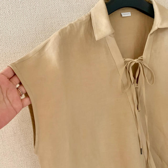 aquagirl(アクアガール)のアクアガール♡シルク混紡デザインシャツ レディースのトップス(シャツ/ブラウス(半袖/袖なし))の商品写真