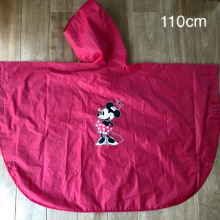 ディズニー(Disney)のディズニー ミニーちゃん レインポンチョ 110cm(レインコート)