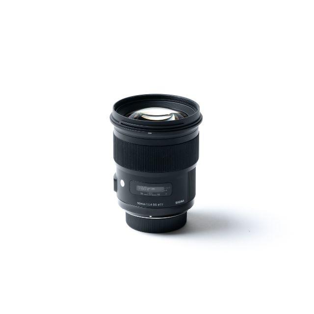 SIGMA(シグマ)のシグマ 50mm F1.4 DG HSM ニコン用 スマホ/家電/カメラのカメラ(レンズ(単焦点))の商品写真