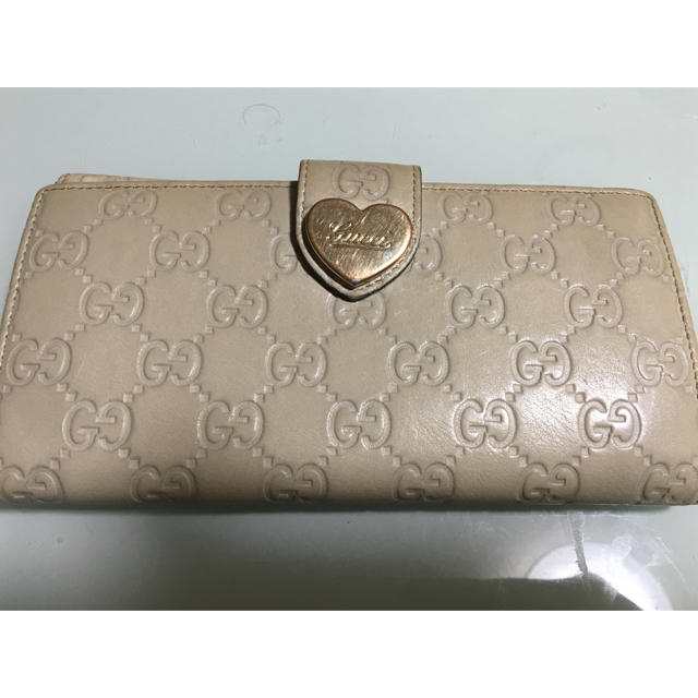 Gucci - GUCCI 長財布 ベージュの通販 by ぶうぶう's shop｜グッチならラクマ