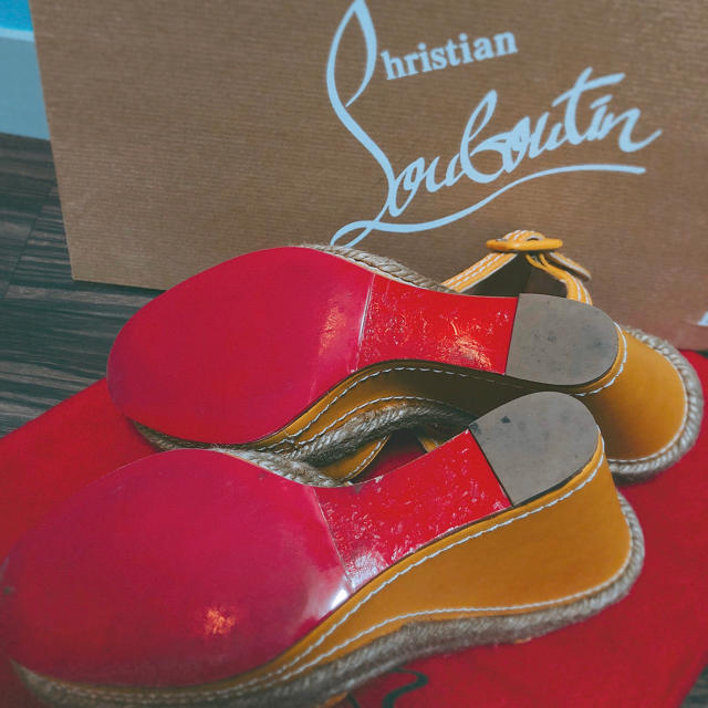Christian Louboutin(クリスチャンルブタン)の七夕 限定値下げ クリスチャン・ルブタン  エスパドリーユ 美品 レディースの靴/シューズ(サンダル)の商品写真