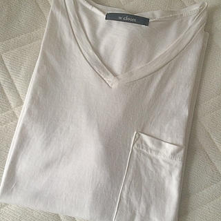 ダブルクローゼット(w closet)のw closet ポケット付きVネックT(Tシャツ(半袖/袖なし))