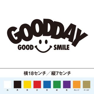 GOOD DAY グッデイ　スマイル　ステッカー(サーフィン)