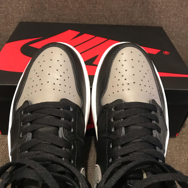 極美品！AIR JORDAN 1 SHADOW 1