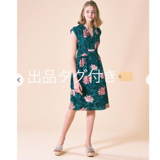 トッカ(TOCCA)の新品タグ付き TOCCA ENLEE コラボワンピース サイズ4(ひざ丈ワンピース)