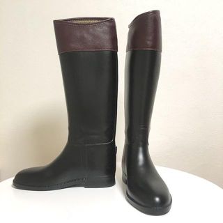 エーグル(AIGLE)の即日送 AIGLE 内側メッシュ張り ロング レイン ブーツ 25cm 新品(レインブーツ/長靴)