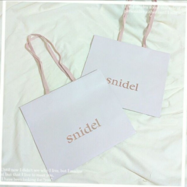 SNIDEL(スナイデル)のスナイデル❀ショップ袋2袋セット レディースのバッグ(ショップ袋)の商品写真