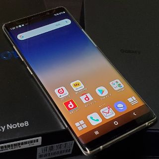 サムスン(SAMSUNG)のさとゆみ様専用  Galaxy Note8  SC-01K (スマートフォン本体)