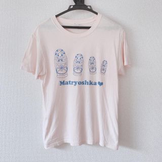 ブルーブルーエ(Bleu Bleuet)の［Bleu Bleuet clothing］Tシャツ マトリョーシカ(Tシャツ(半袖/袖なし))