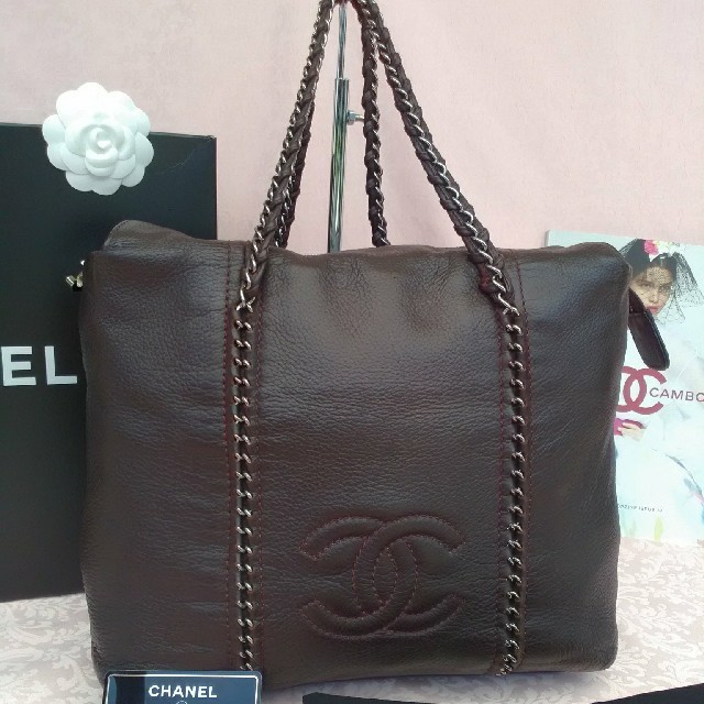 エルメス ベルト スーパーコピー 時計 | CHANEL - シャネル　CHANEL　【正規品】ラグジュアリーライン　ボルドー　トートバッグの通販 by mari0108's shop｜シャネルならラクマ