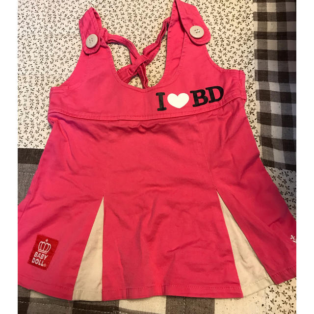 BABYDOLL(ベビードール)のBABY DOLL 80㎝ ワンピ キッズ/ベビー/マタニティのベビー服(~85cm)(ワンピース)の商品写真