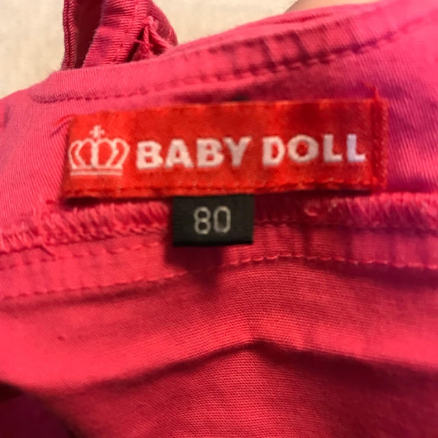 BABYDOLL(ベビードール)のBABY DOLL 80㎝ ワンピ キッズ/ベビー/マタニティのベビー服(~85cm)(ワンピース)の商品写真