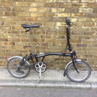 ブロンプトン(BROMPTON)の2018ブロンプトンM6Lブラック6速最上位モデルBrompton新品定価22万(自転車本体)