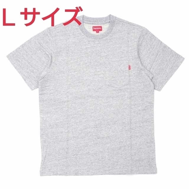 supreme pocket tee 19SS グレー Lサイズ