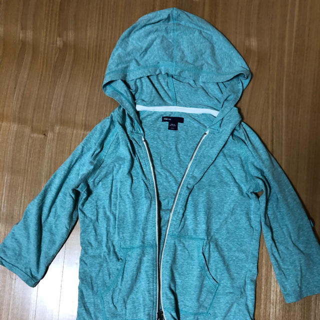 GAP(ギャップ)のアローズ様専用 GAP 七分袖パーカー 140cm キッズ/ベビー/マタニティのキッズ服女の子用(90cm~)(ジャケット/上着)の商品写真