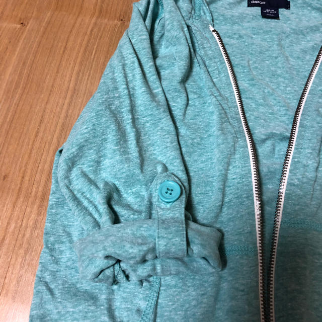 GAP(ギャップ)のアローズ様専用 GAP 七分袖パーカー 140cm キッズ/ベビー/マタニティのキッズ服女の子用(90cm~)(ジャケット/上着)の商品写真