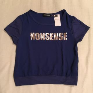 セシルマクビー(CECIL McBEE)の☆ブルーのシースルーＴシャツ☆(Tシャツ(半袖/袖なし))