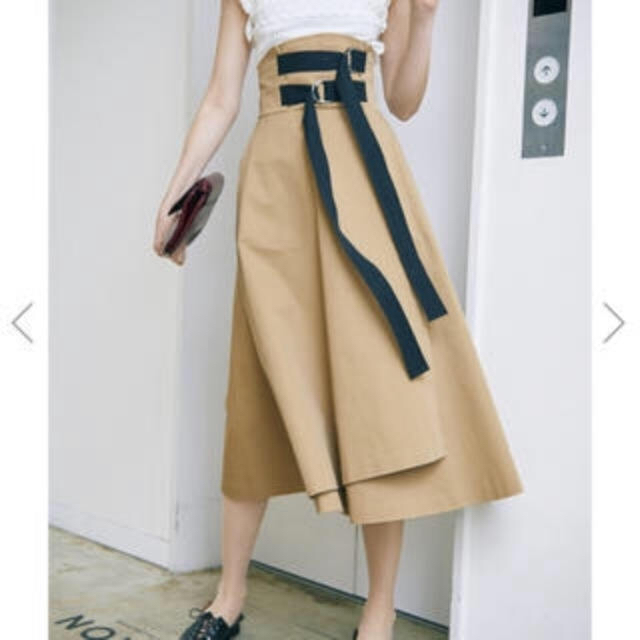 新品未使用 アメリヴィンテージ DOUBLE TAPE BELT SKIRT - ロングスカート