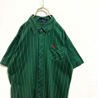 フレッドペリー(FRED PERRY)の【廃盤】フレッドペリー 半袖シャツ メンズ  L 古着 柄シャツ 日本製(シャツ)