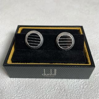 ダンヒル(Dunhill)のdunhill ダンヒル カフス カーボン調 オーバル型(カフリンクス)