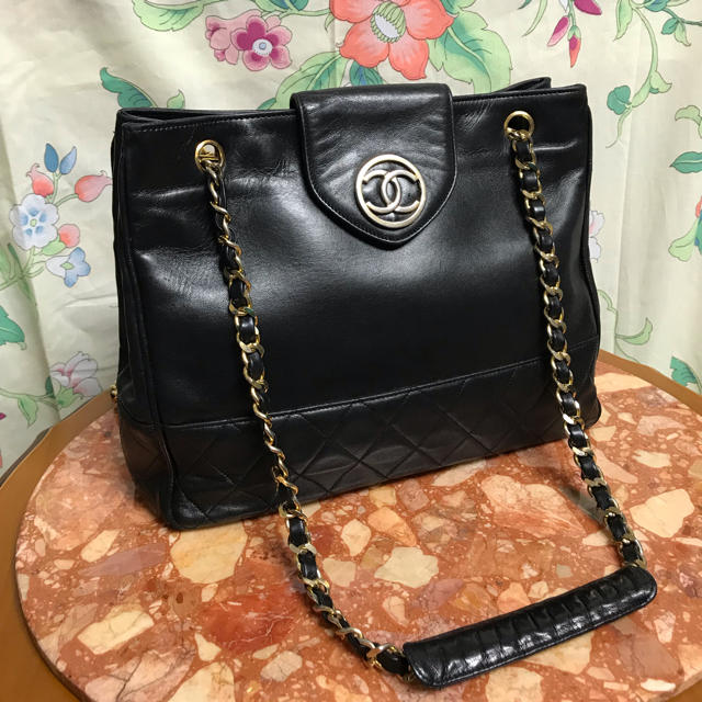 財布 スーパーコピー エルメス r刻印 - CHANEL - VINTAGE CHANEL デカCOCO金具 チェーンショルダーバッグの通販 by キネシオテープ's shop｜シャネルならラクマ