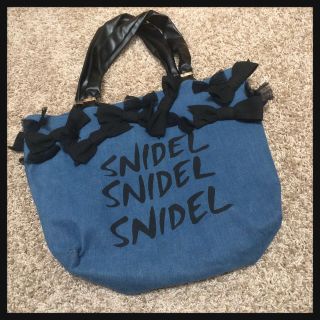 スナイデル(SNIDEL)のsnidel デニムバッグ(トートバッグ)