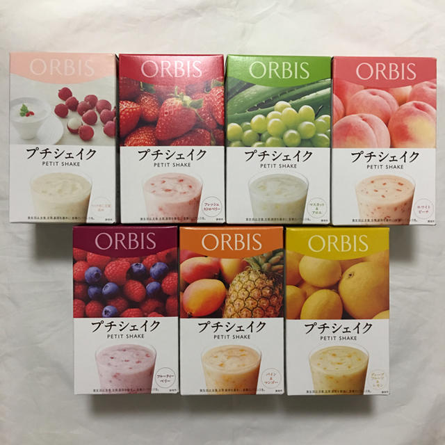 ORBIS(オルビス)の【7月最新】ORBIS オルビス プチシェイク ×7箱(49食)組み合わせセット コスメ/美容のダイエット(ダイエット食品)の商品写真