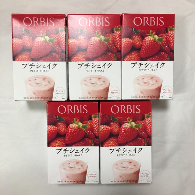 ORBIS(オルビス)の【7月最新】ORBIS オルビス プチシェイク ×5箱(35食)組み合わせセット コスメ/美容のダイエット(ダイエット食品)の商品写真